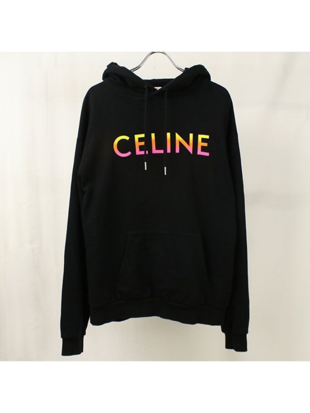 Celine Hoodie Cotton Black